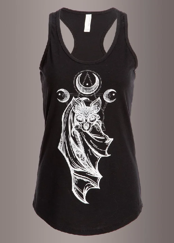 Midnight Hour Bat Loose Fit Tank Top