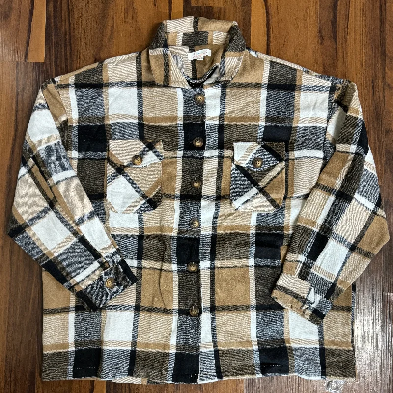 Brown Plaid Shacket