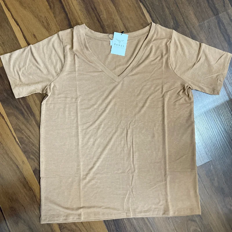 Camel V-Neck