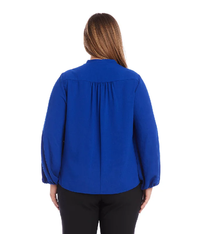 Plus Size Cowl Neck Top