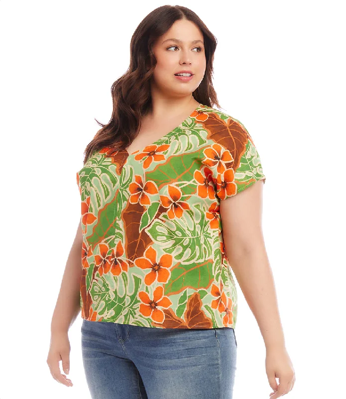 Plus Size Dolman Sleeve Top