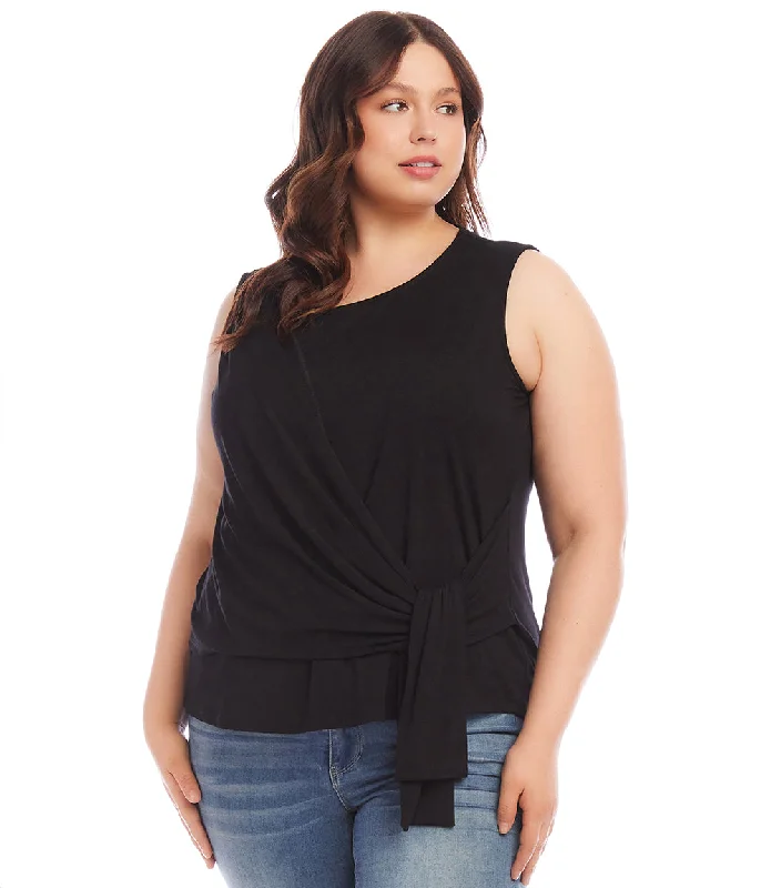 Plus Size Side Drape Top