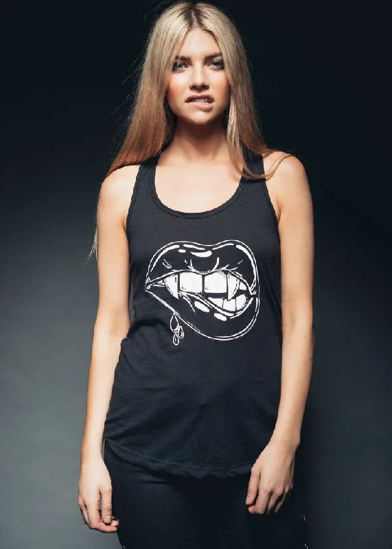 Love Bites Vampire Lips Tank Top