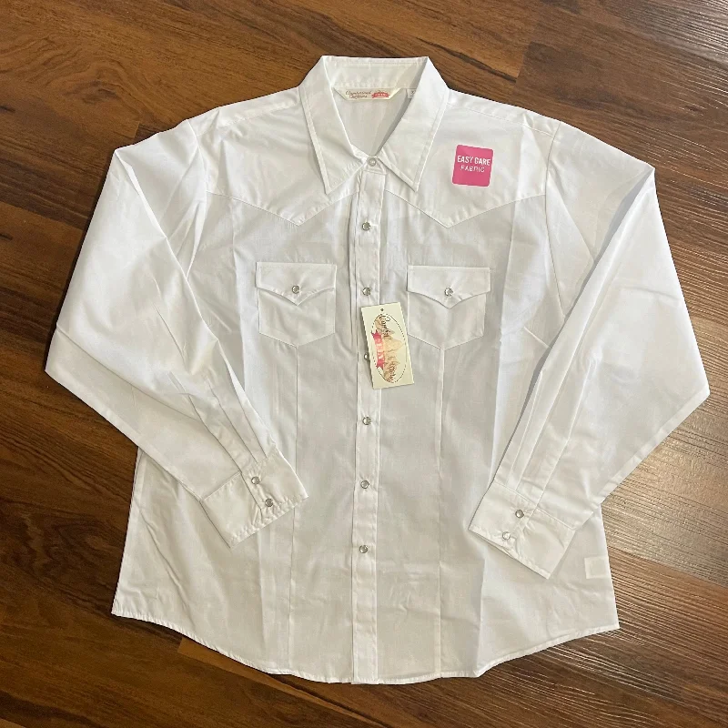 Women's White Western Shirt