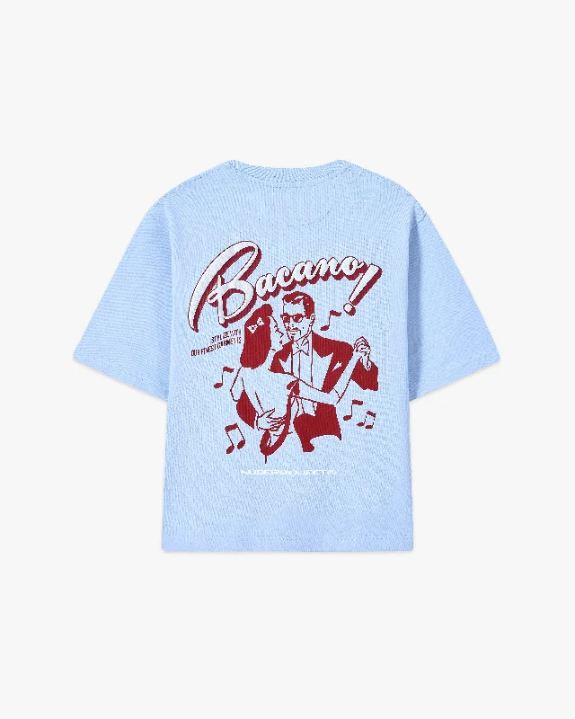 BACANO CROPPED TEE BABY BLUE