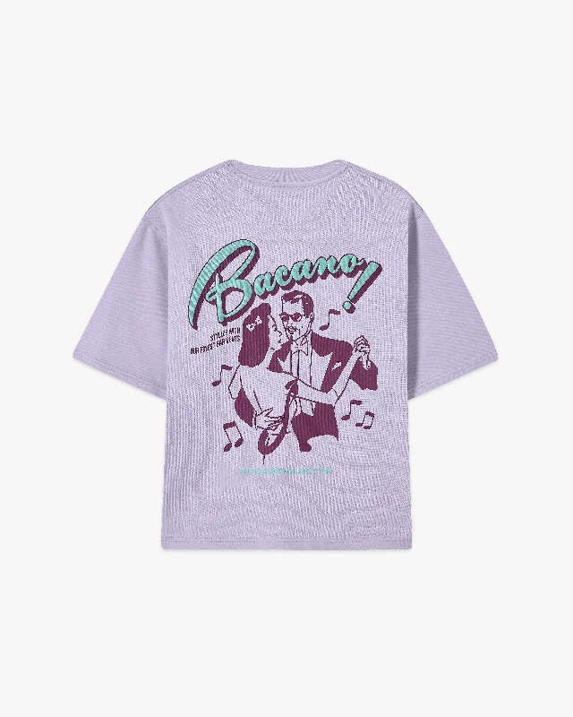 BACANO CROPPED TEE LILAC