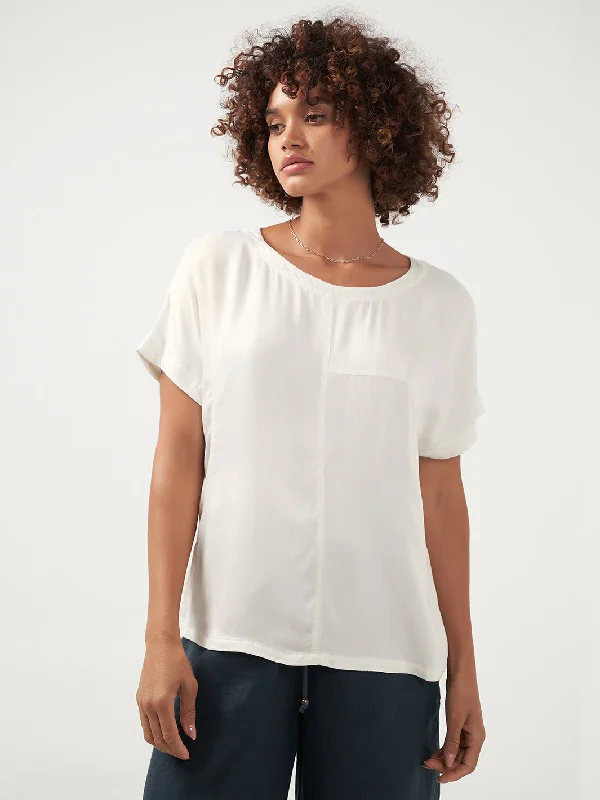 Corfu Bamboo Top Ivory