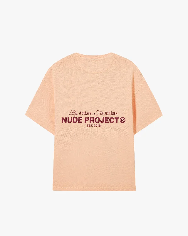 CULT*TEE GARMENT DYE PEACH