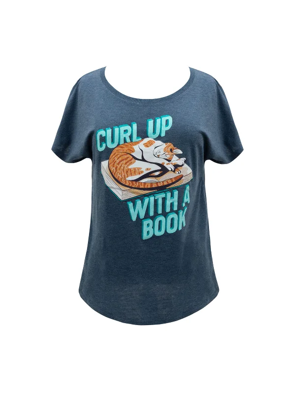 Curl Up with a Book Women’s Relaxed Fit T-Shirt