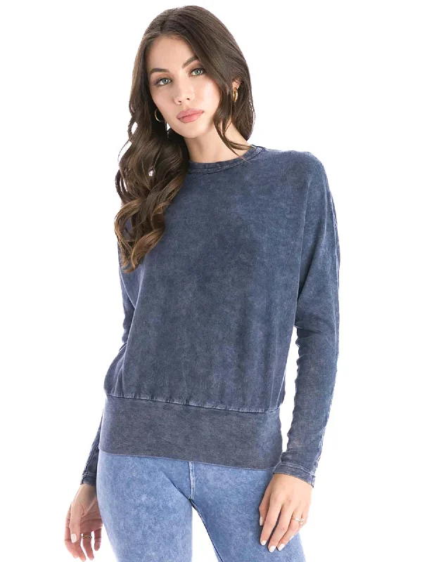 Hard Tail Long Sleeve Banded Top (Style T-216)