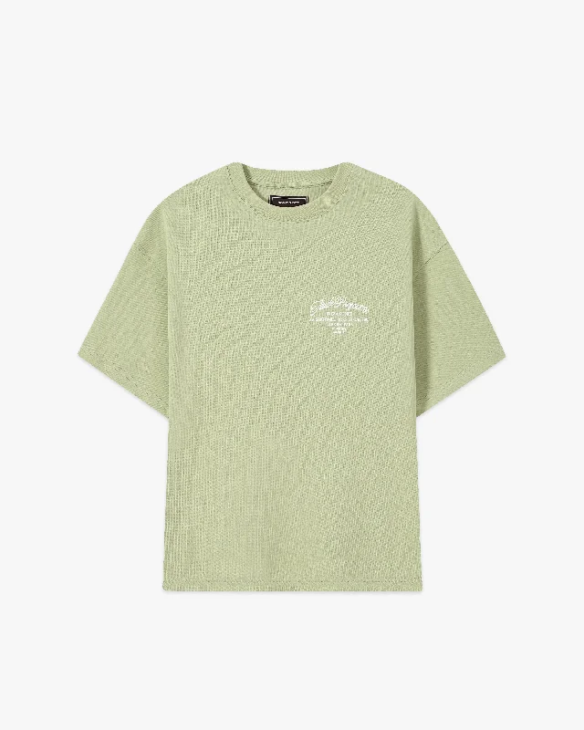 LOCALLY HATED TEE PALE GREEN