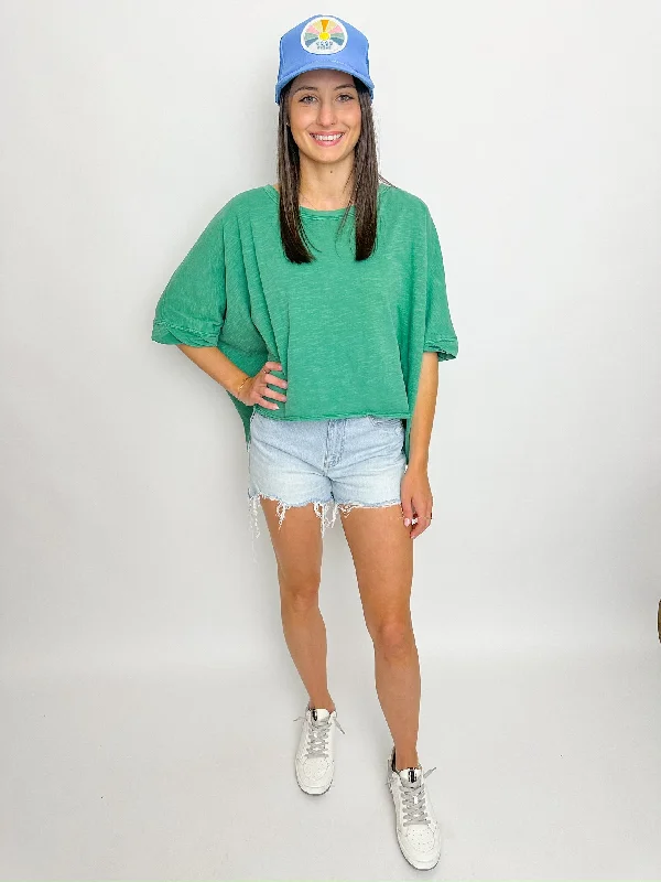 Boxy Mineral Slouch Tee