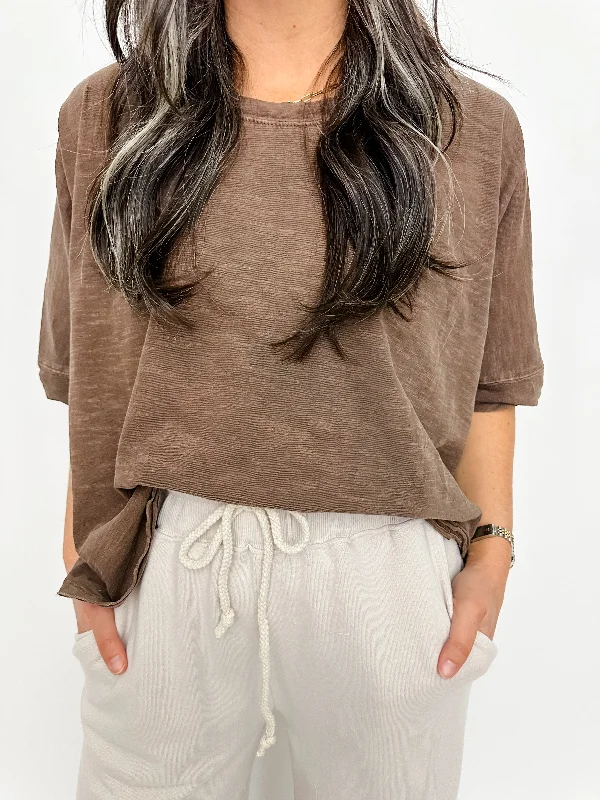 Boxy Mineral Slouch Tee