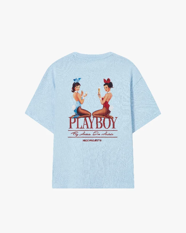 PIN-UP TEE BABY BLUE