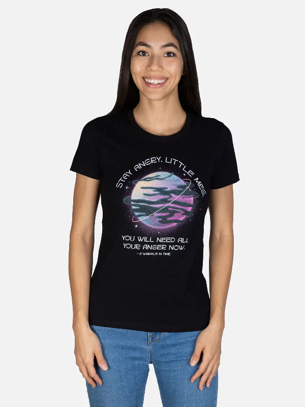 Stay Angry, Little Meg - A Wrinkle in Time Women's Crew T-Shirt