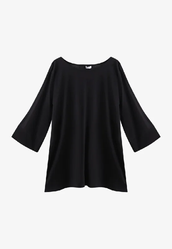 Taffy EVERYDAY Wide Hem Quarter Sleeve Tshirt