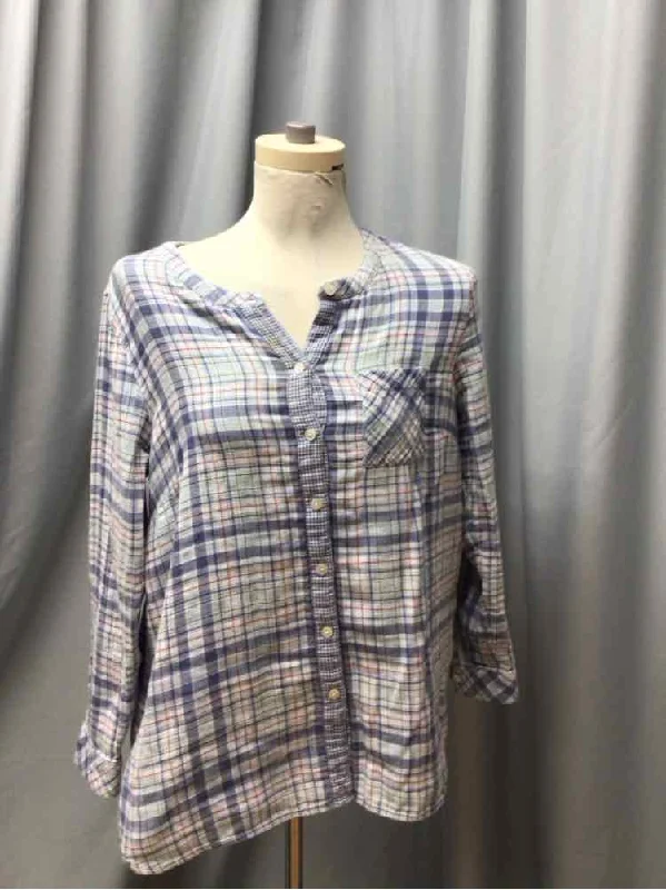 J JILL SIZE MEDIUM PET Ladies BLOUSE