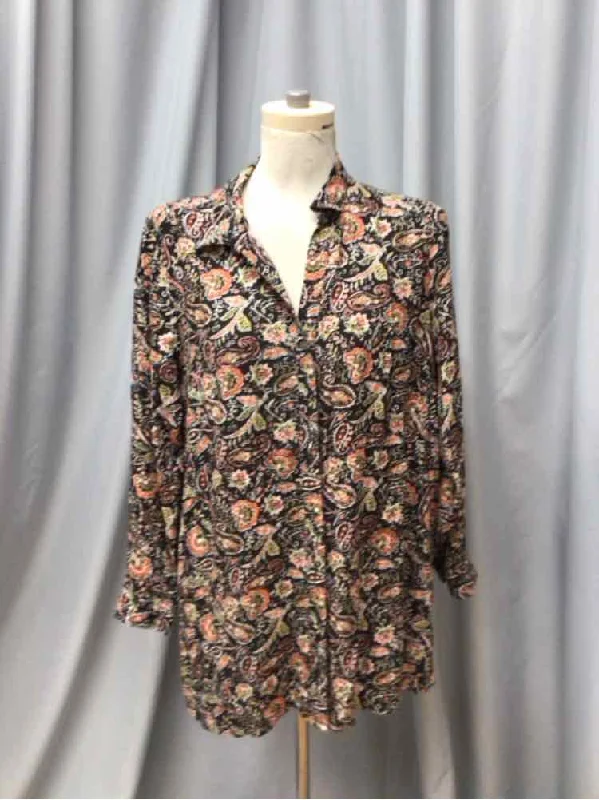 J JILL SIZE MEDIUM PET Ladies BLOUSE