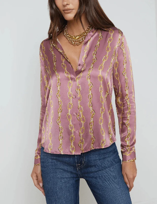 L'Agence Tyler Long Sleeve Blouse