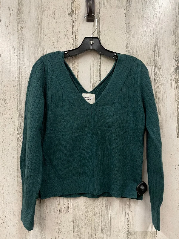 Sweater By Abercrombie And Fitch In Green, Size: Xs