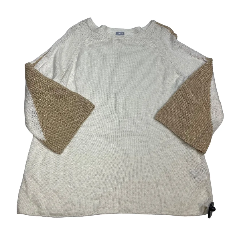 Sweater By Chicos In Cream, Size: Xxl