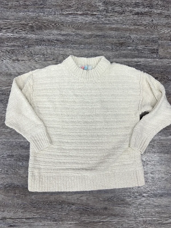 Sweater By Free People In White, Size: Xs