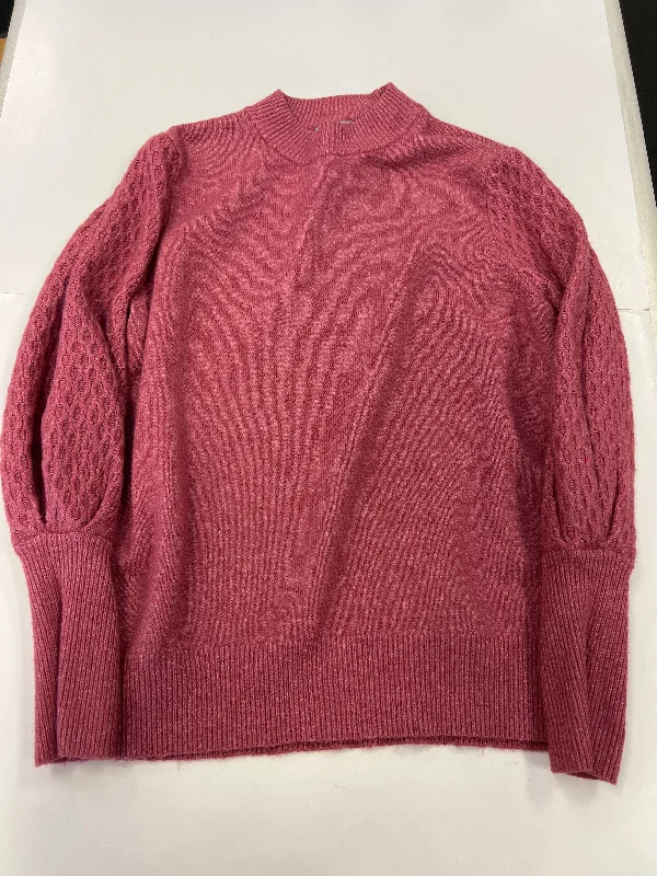 Sweater By Joseph A In Red, Size: L