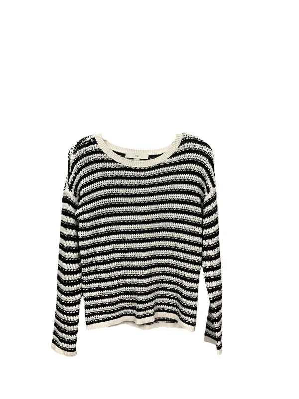 Sweater By Loft In Black & White, Size: Xs