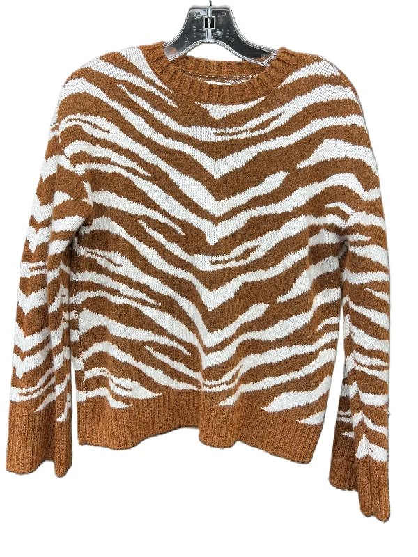 Sweater By Nine West In Orange, Size: Xs