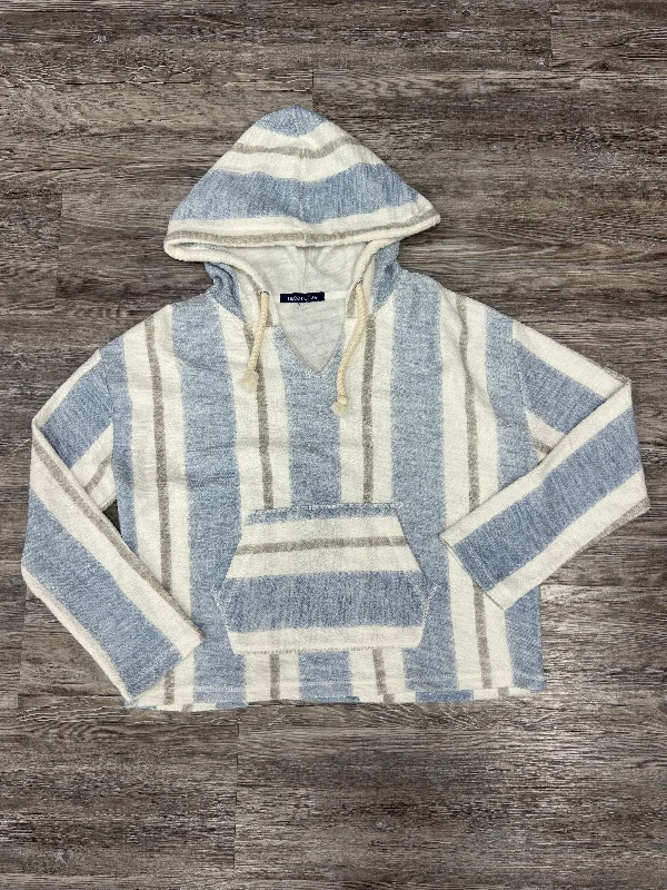 Sweater By Ocean Drive In Blue & White, Size: S