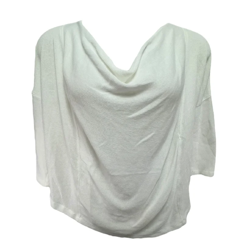 Lucky Day Draped Top By We The Free In White, Size: Xs