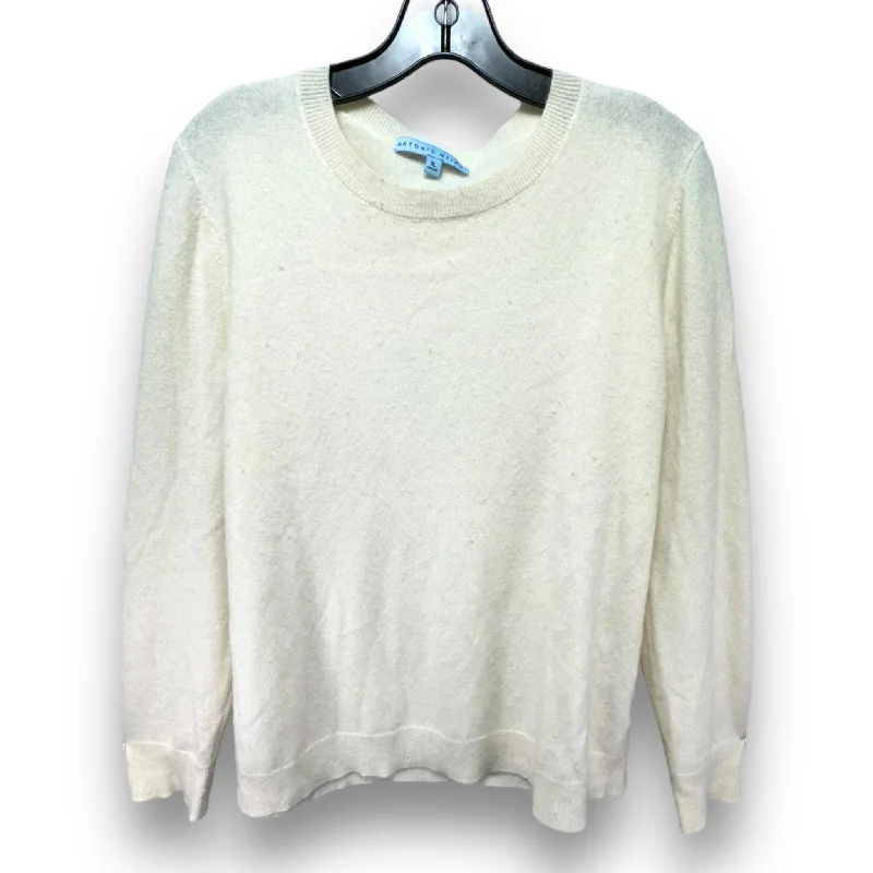 Sweater Cashmere By Antonio Melani In Cream, Size: Xl