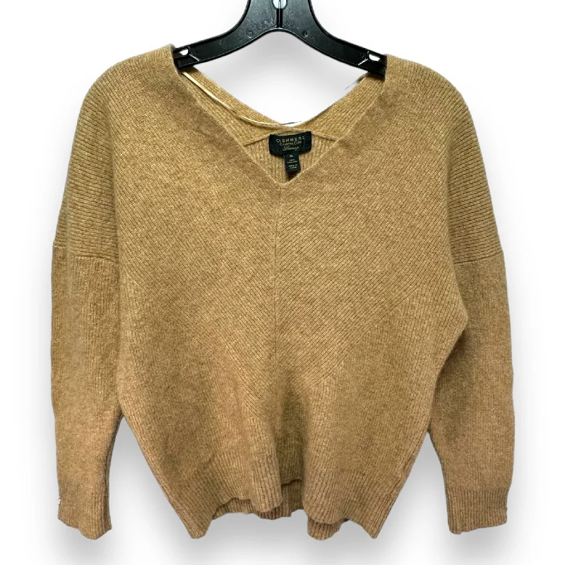 Sweater Cashmere By Charter Club In Tan, Size: Xl