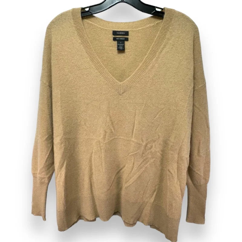 Sweater Cashmere By Halogen In Tan, Size: L