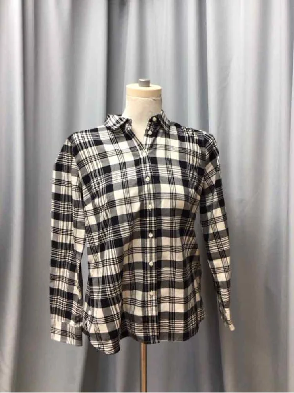 TALBOTS SIZE MEDIUM PET Ladies BLOUSE