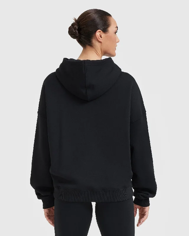 All Day Oversized Hoodie | Black