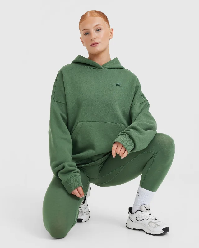 All Day Oversized Hoodie | Forest Green