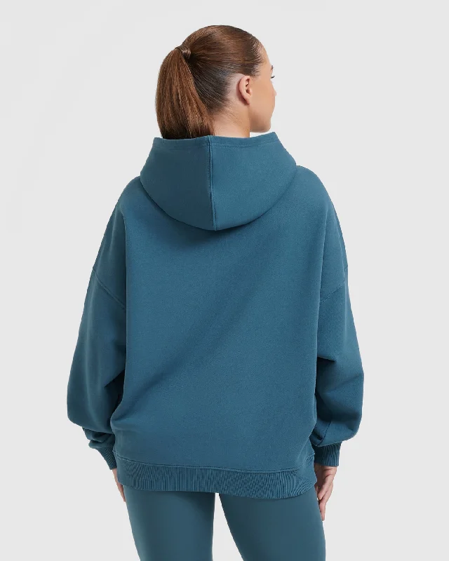 All Day Oversized Hoodie | Lake Blue