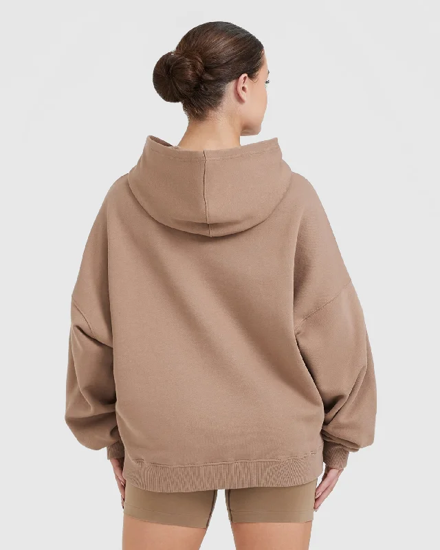 All Day Oversized Hoodie | Walnut