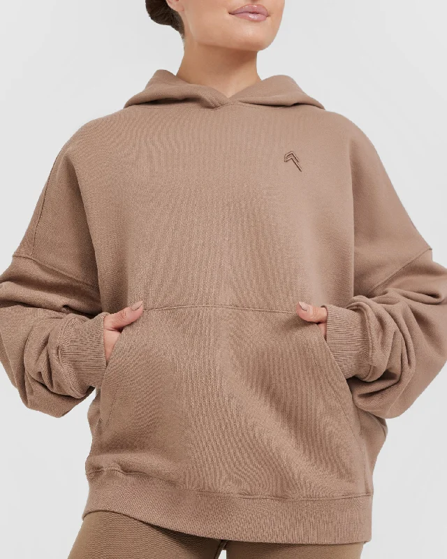 All Day Oversized Hoodie | Walnut