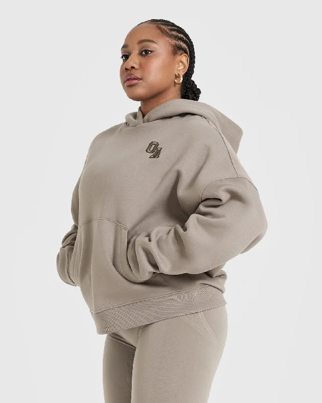 All Day Varsity Oversized Hoodie | Minky