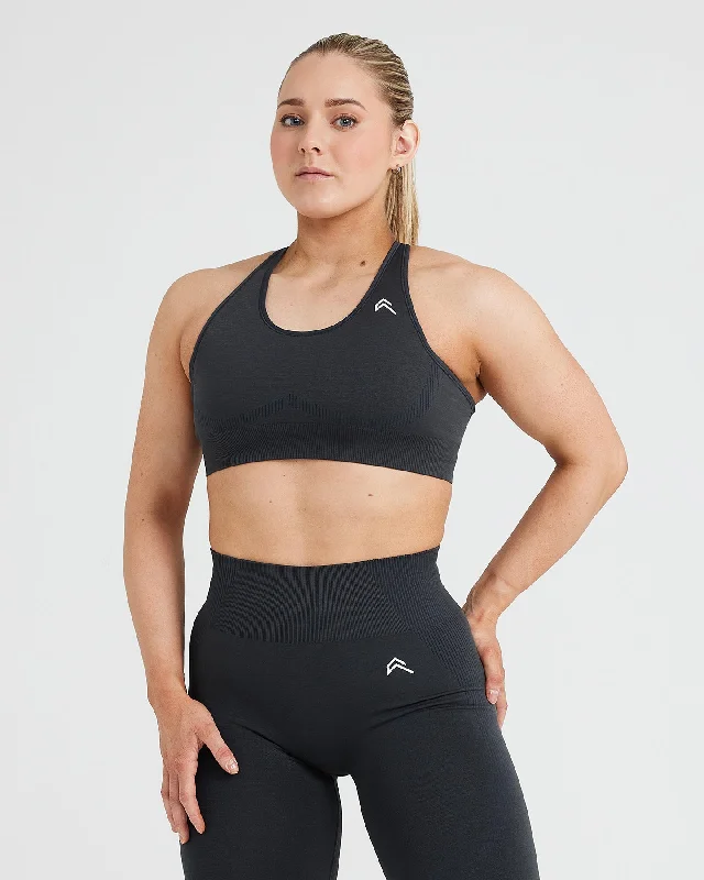 Classic Seamless 2.0 Bralette | Coal Marl