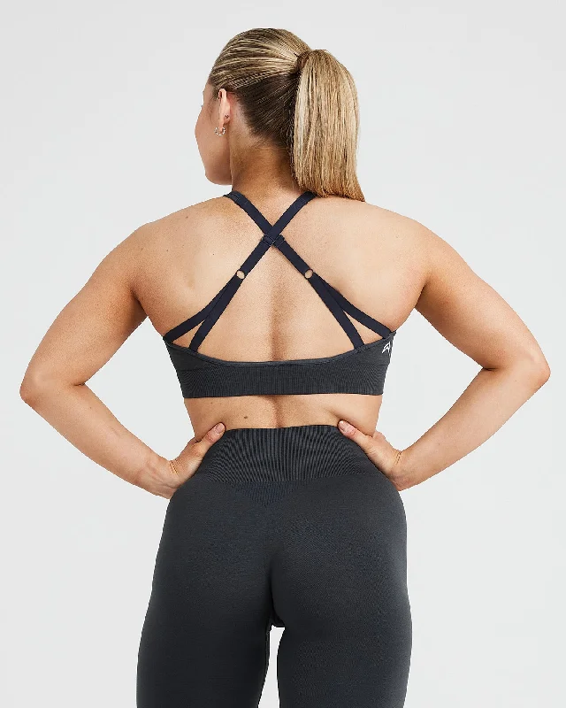 Classic Seamless 2.0 Bralette | Coal Marl