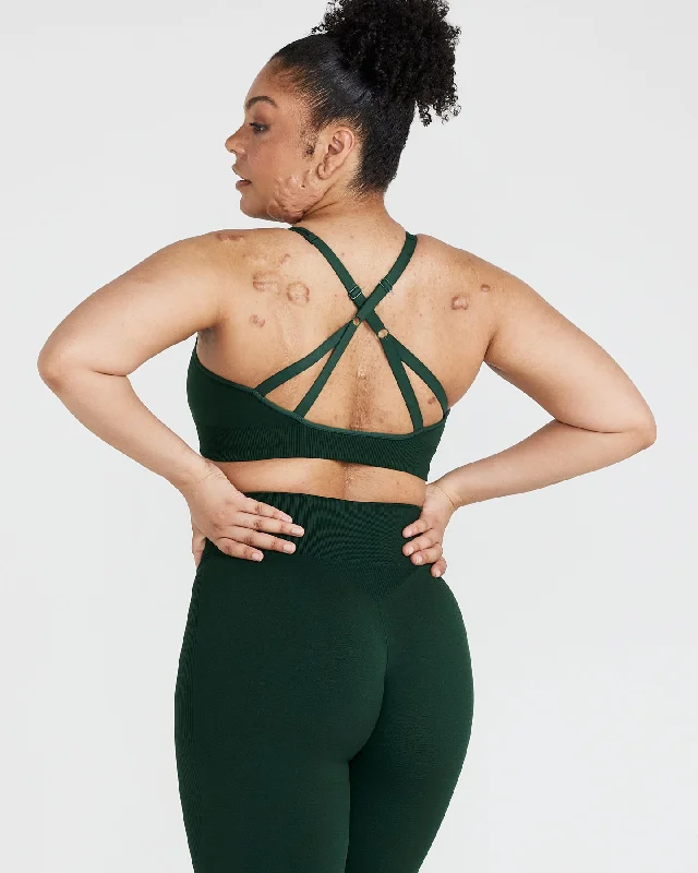 Classic Seamless 2.0 Bralette | Evergreen Marl