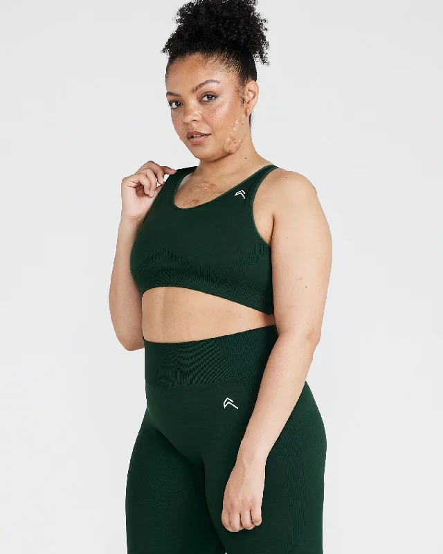 Classic Seamless 2.0 Bralette | Evergreen Marl