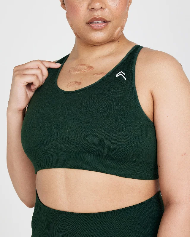 Classic Seamless 2.0 Bralette | Evergreen Marl