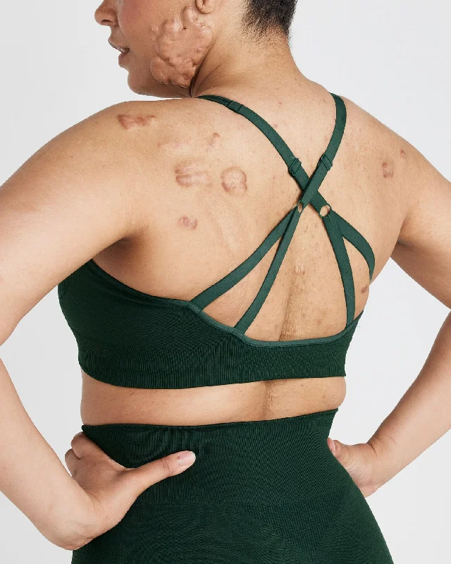 Classic Seamless 2.0 Bralette | Evergreen Marl