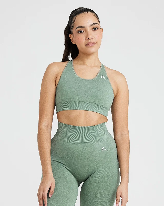 Classic Seamless 2.0 Bralette | Sage Marl