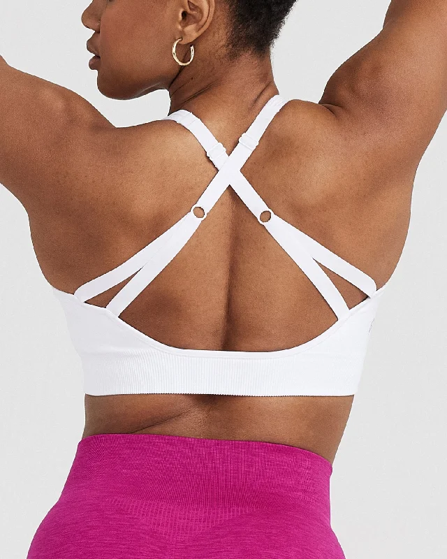 Classic Seamless 2.0 Bralette | White