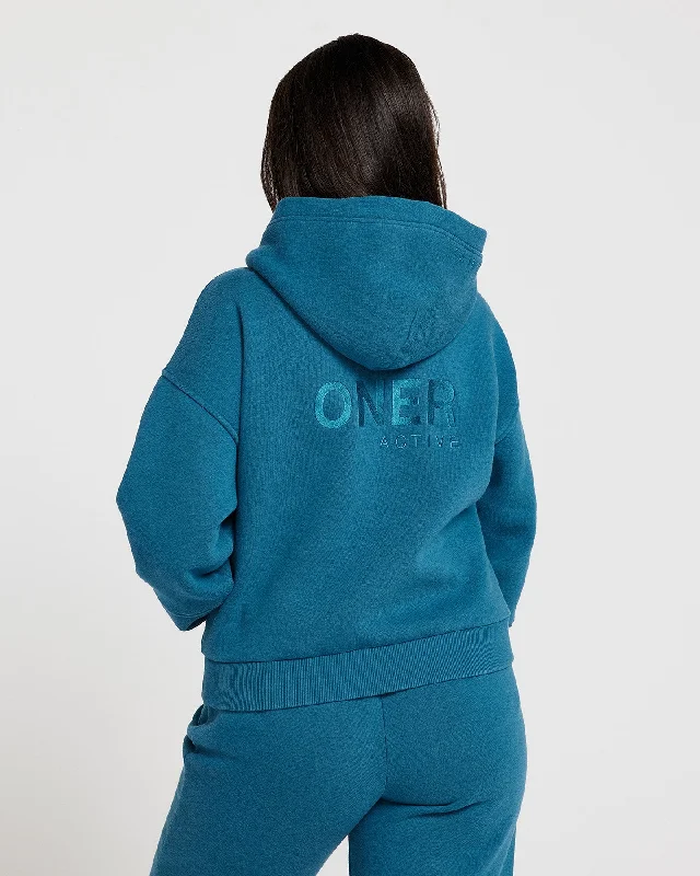 Classic Lounge Hoodie | Ocean Teal